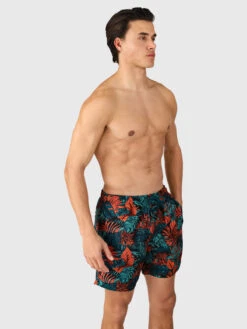 Brunotti Cester-Leaves Men Swim Shorts | Fuel Green