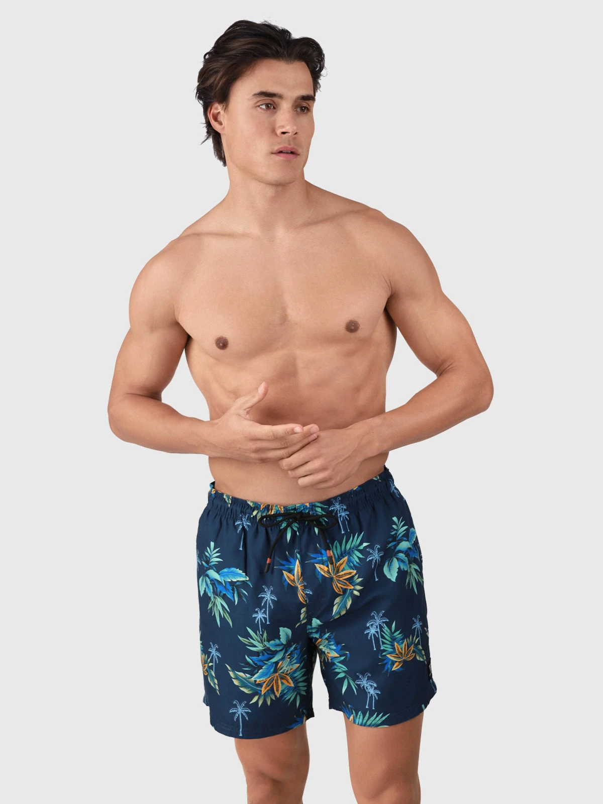 Brunotti Cester-Tropicana Men Swim Shorts | Night Blue
