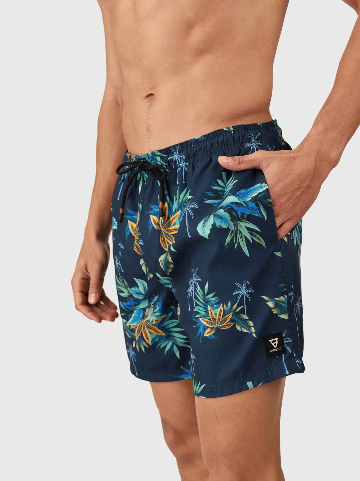 Brunotti Cester-Tropicana Men Swim Shorts | Night Blue - Image 2