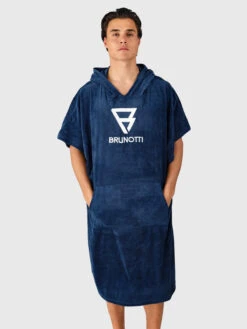 Brunotti Poncho-Solid Men Poncho | Jeans Blue