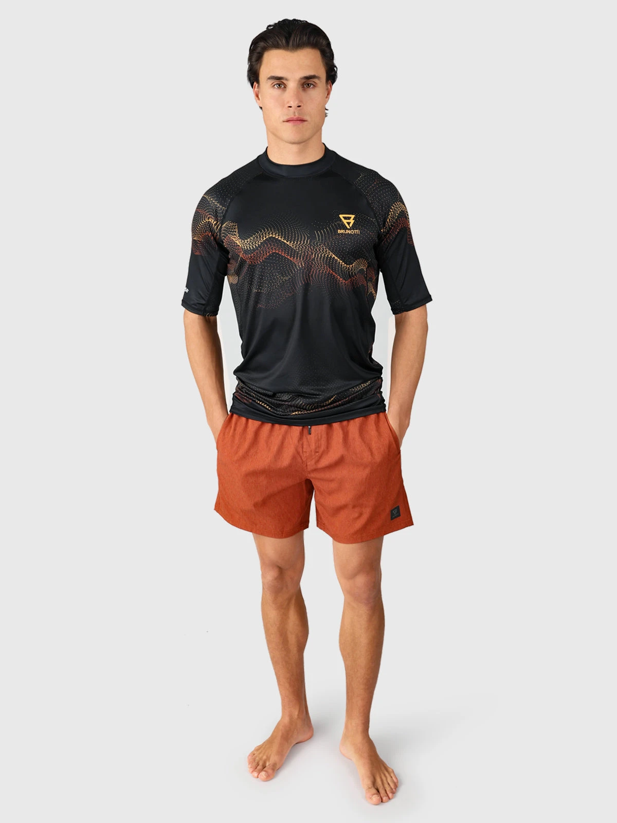 Brunotti Waveguard-Water Men Rashguard | Pirate Black - Image 5