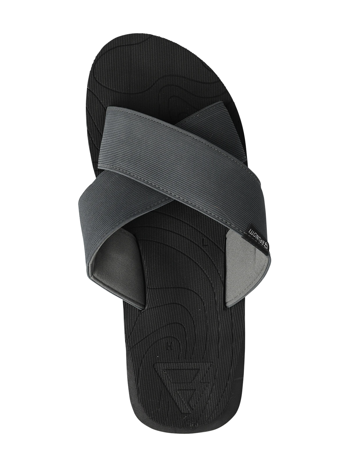 Brunotti Capu Mannu Cross Men Flip Flops | Black