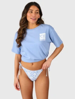 Brunotti Seaya-Swirl Women T-shirt | Bluebell