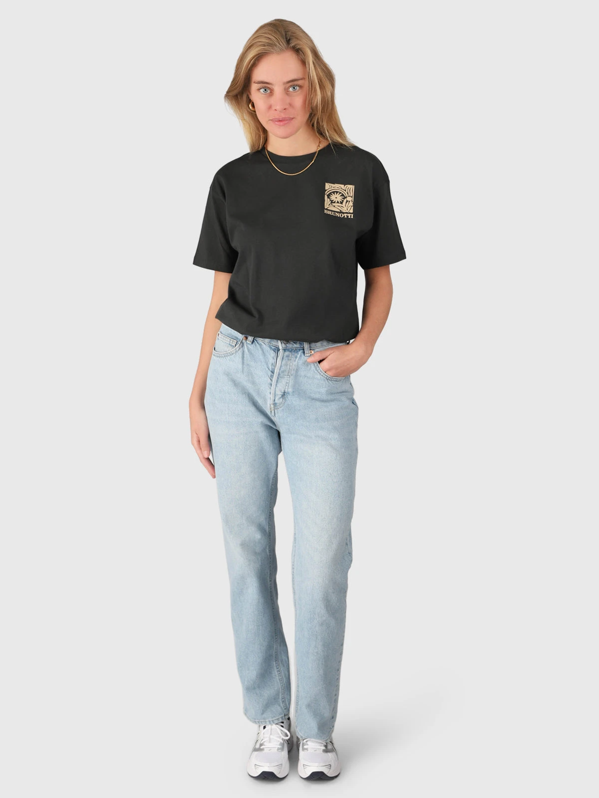 Brunotti Seaya-Swirl Women T-shirt | Pirate Black - Image 5