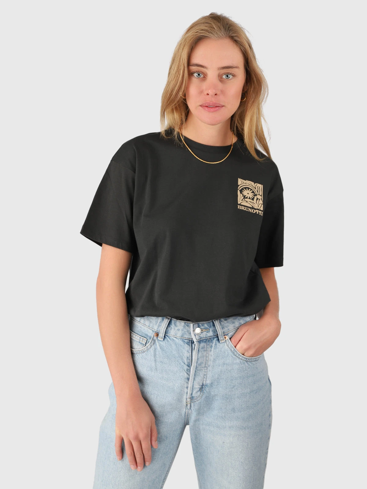 Brunotti Seaya-Swirl Women T-shirt | Pirate Black - Image 2