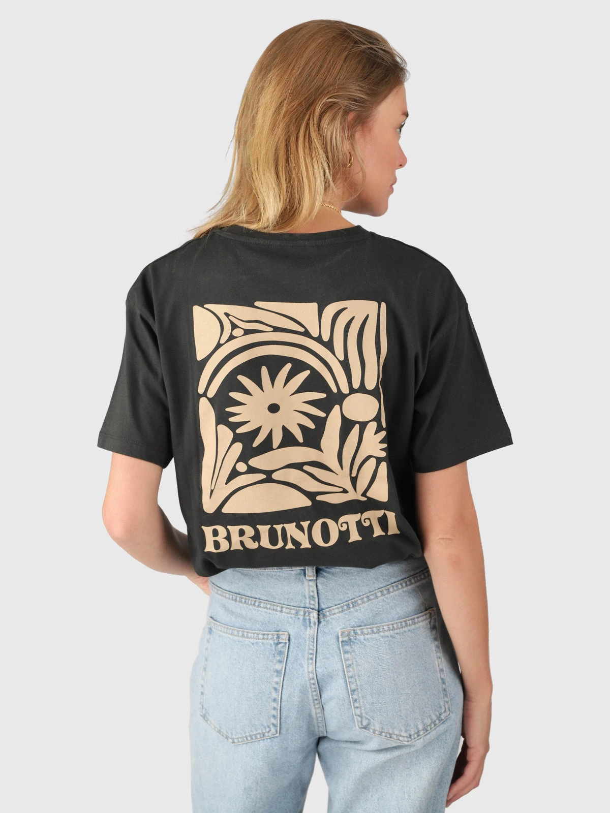 Brunotti Seaya-Swirl Women T-shirt | Pirate Black