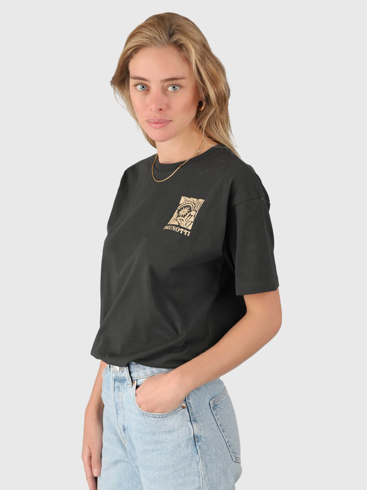 Brunotti Seaya-Swirl Women T-shirt | Pirate Black - Image 3