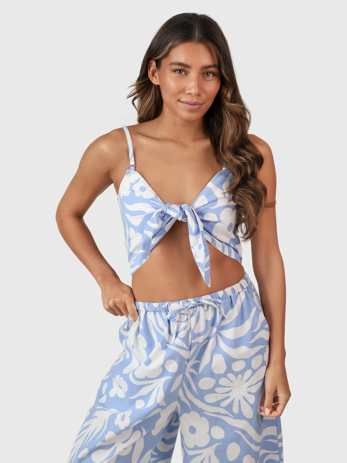 Brunotti Nadine-Swirl Women Top | Bluebell