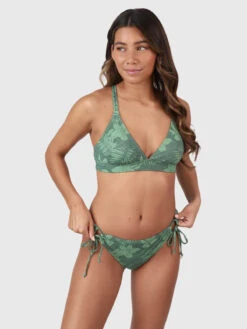 Brunotti Delphina-Leaf Women Bralette Bikini Top | Juniper