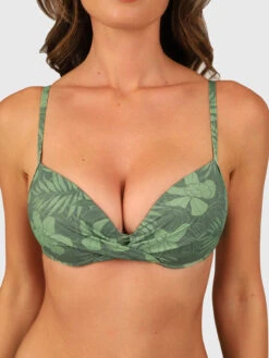 Brunotti Stefana-Leaf Women Bikini Top | Juniper