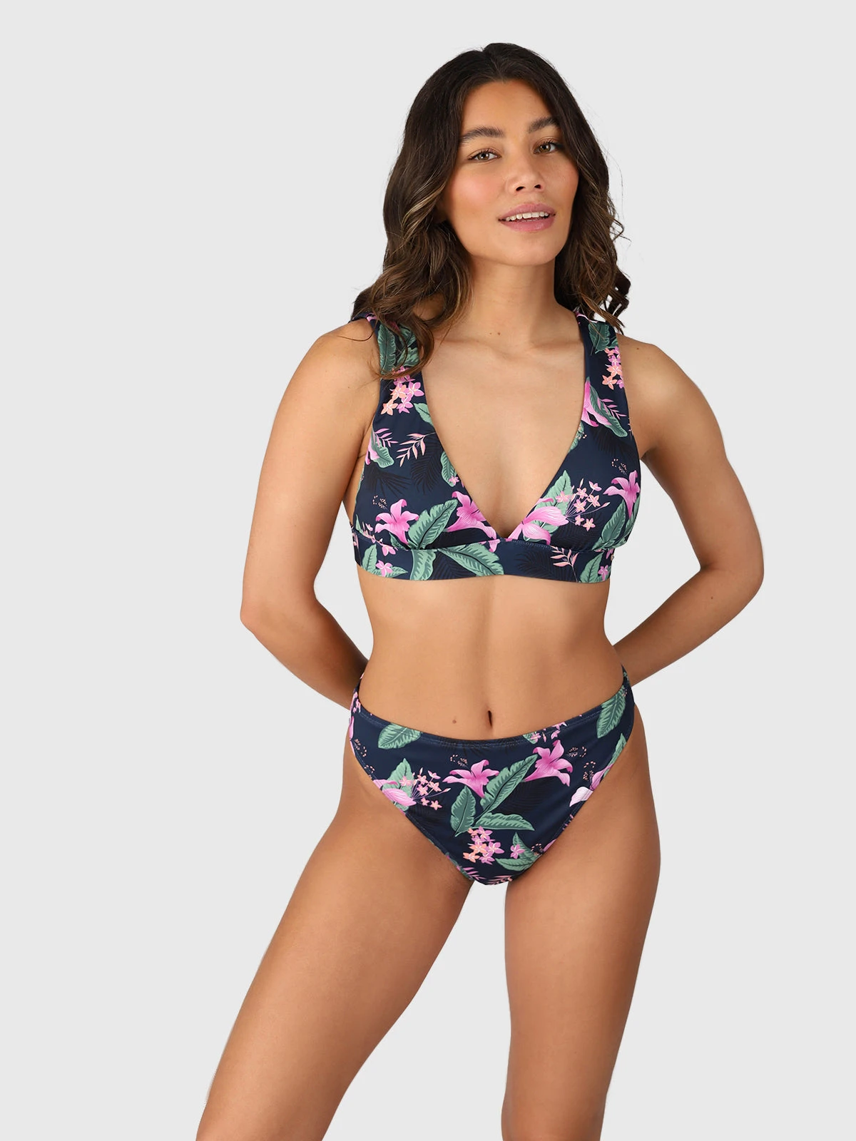 Brunotti Flores-Tropicana Women Bikini Bottom | Indigo Blue - Image 2