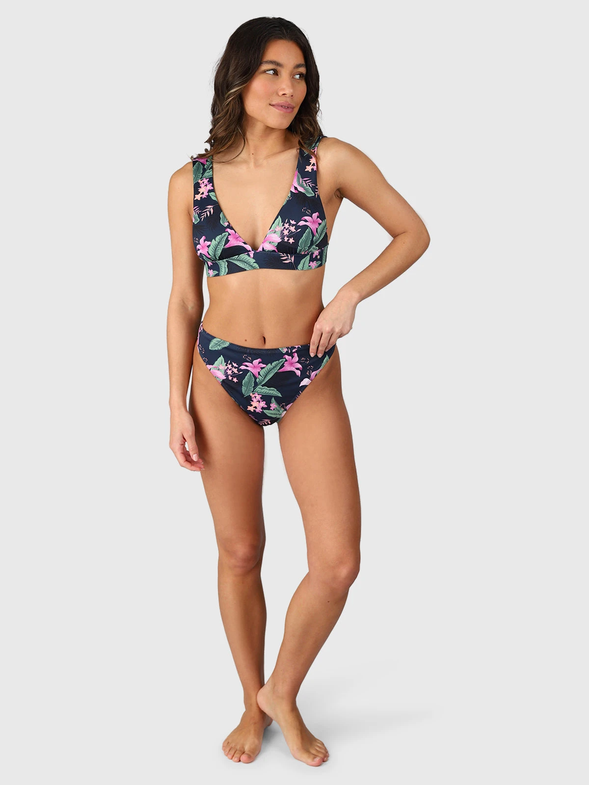 Brunotti Flores-Tropicana Women Bikini Bottom | Indigo Blue - Image 6