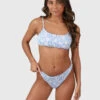 Brunotti Cruzin-Swirl Women Bralette Bikini | Bluebell