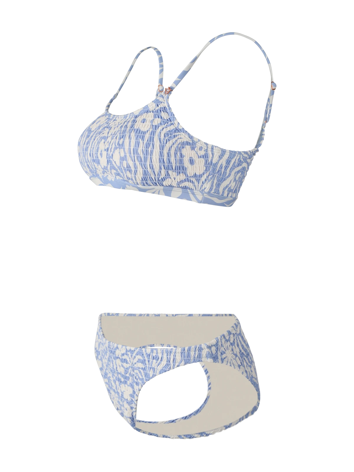 Brunotti Cruzin-Swirl Women Bralette Bikini | Bluebell - Image 11