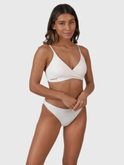 Brunotti Bella-Broderie Women Bralette Bikini Set | Snow