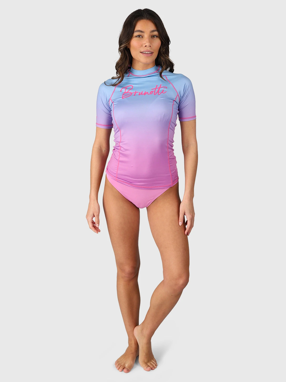 Brunotti Linea-Gradient Women Rashguard | Bluebell - Image 6