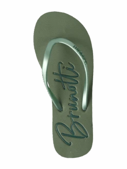 Brunotti Logo Women Flip Flops | Sage Green