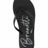 Brunotti Logo Women Flip Flops | Black