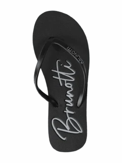 Brunotti Logo Women Flip Flops | Black
