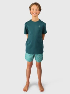 Brunotti Cestery-Palm Boys Swim Shorts | Bottle Green