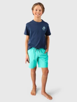 Brunotti Cestery Boys Swim Shorts | Caribean Green