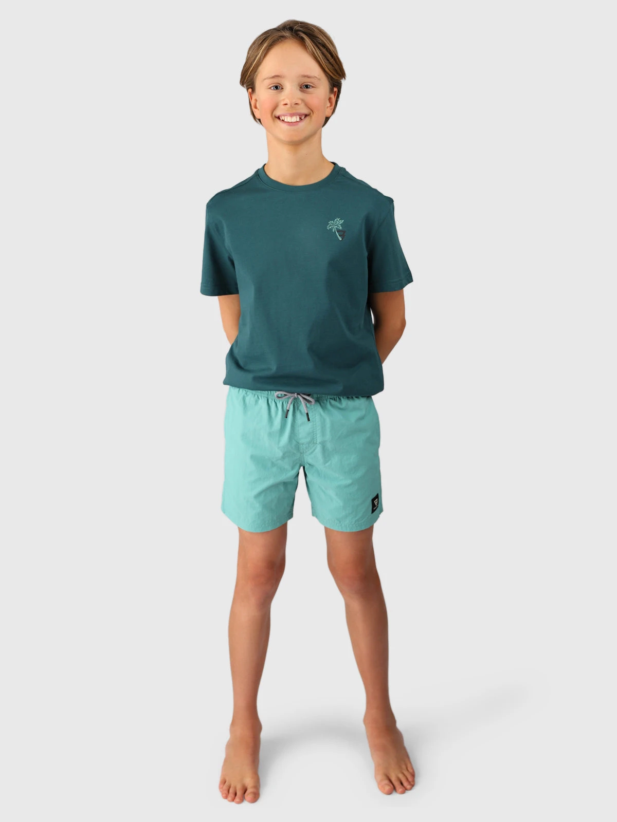 Brunotti Hestey Boys Swim Shorts | Bottle Green - Image 4