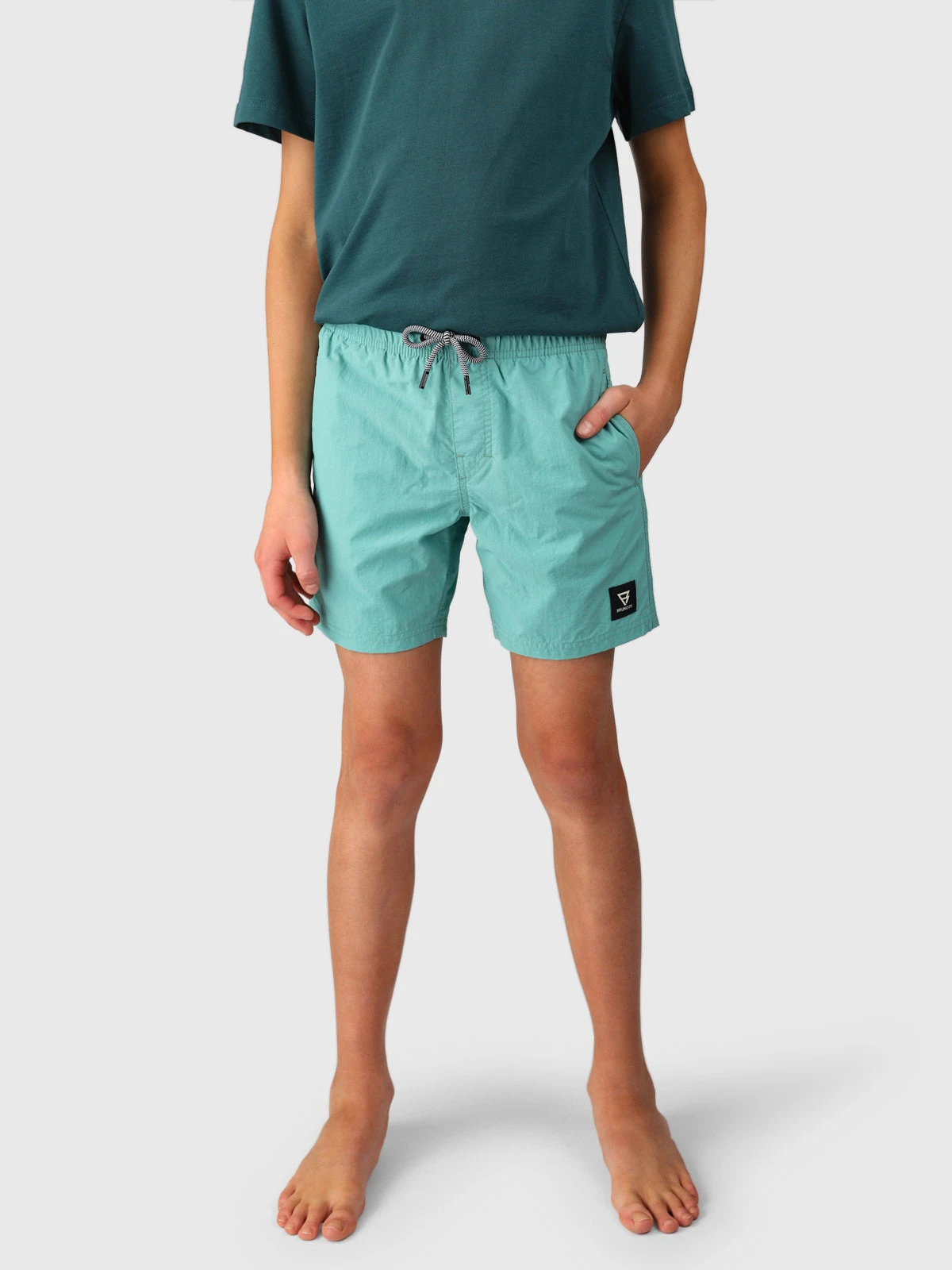 Brunotti Hestey Boys Swim Shorts | Bottle Green - Image 2