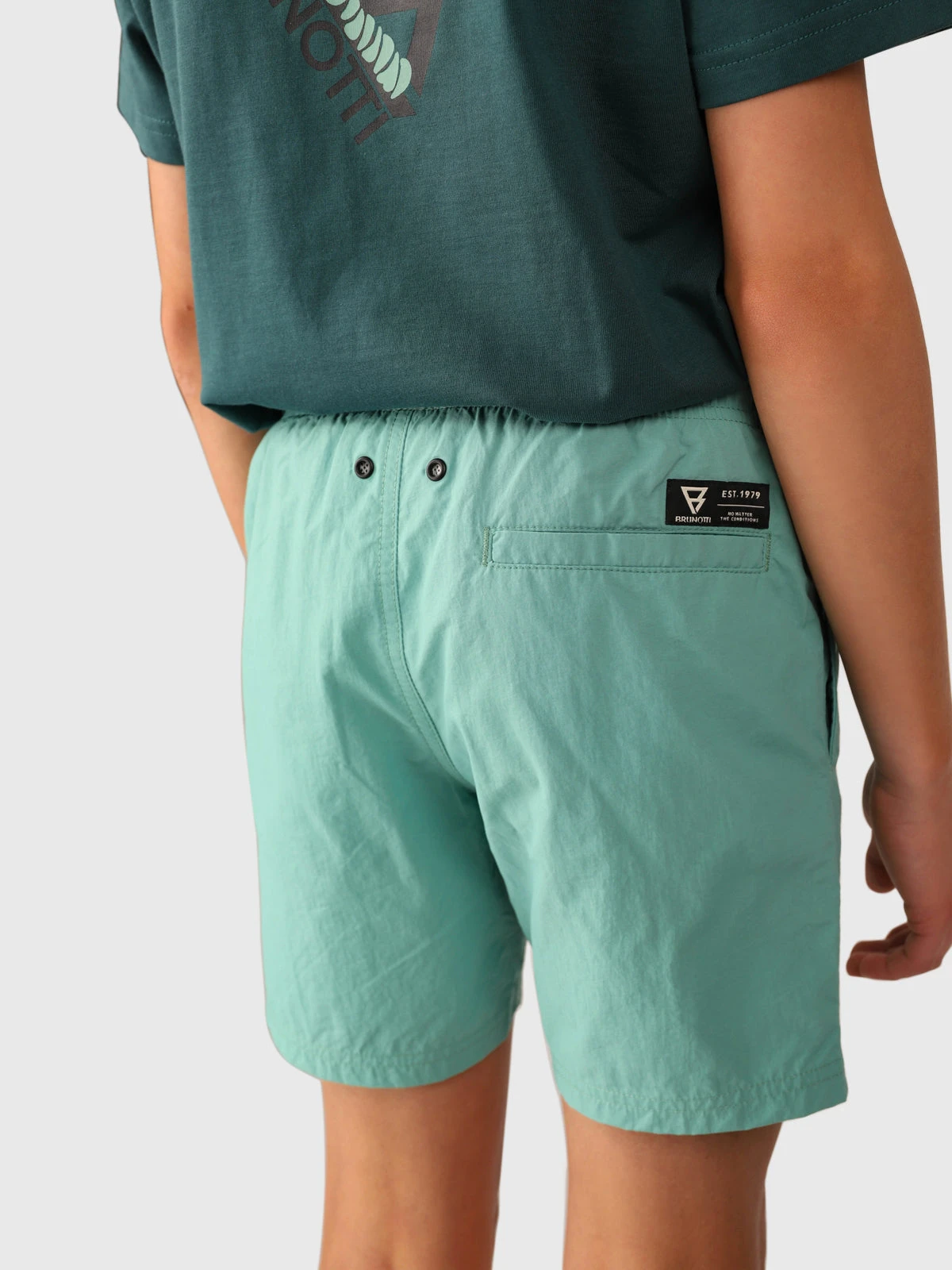 Brunotti Hestey Boys Swim Shorts | Bottle Green - Image 3